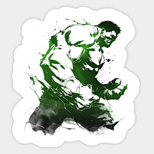 GREEN INK HULK Sticker